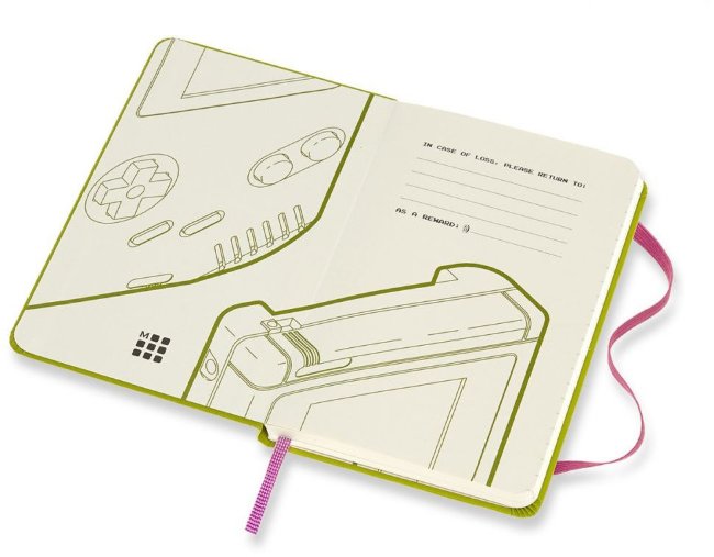 Блокнот Moleskine Limited Edition Super Mario Pocket, Game Boy, линейка Блокнот Moleskine Limited Edition Super Mario Pocket, Game Boy, линейка