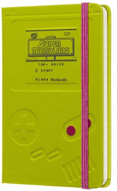 Блокнот Moleskine Limited Edition Super Mario Pocket, Game Boy, линейка Блокнот Moleskine Limited Edition Super Mario Pocket, Game Boy, линейка