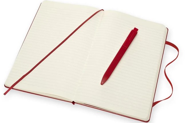 Набор Moleskine блокнот и ручка Go Pen Classic линейка, красный