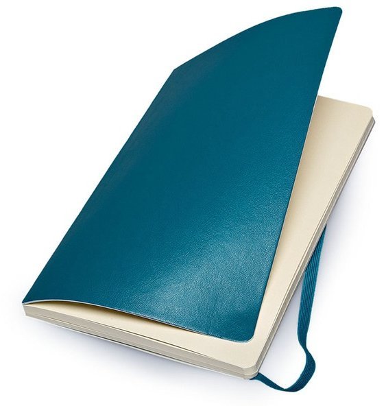 Блокнот Moleskine CLASSIC SOFT, линейка, бирюзовый