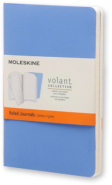 Блокнот Moleskine VOLANT POCKET, линейка, синий, темно-синий (2шт) Блокнот Moleskine VOLANT POCKET, линейка, синий, темно-синий (2шт)