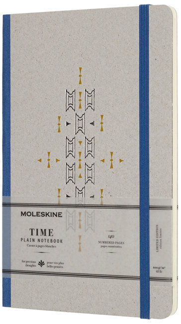 Блокнот Moleskine Limited Edition TIME NOTEBOOKS Large, линейка, синий Блокнот Moleskine Limited Edition TIME NOTEBOOKS Large, линейка, синий