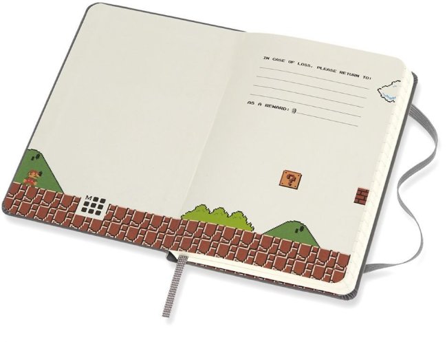 Блокнот Moleskine Limited Edition Super Mario Pocket, Nes Cartridge, линейка