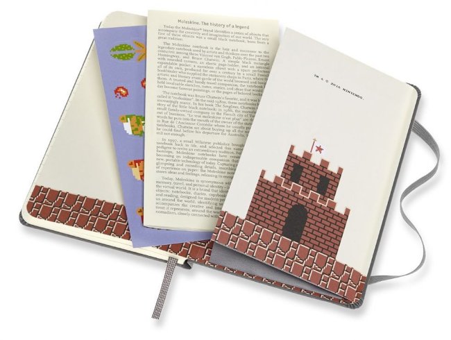 Блокнот Moleskine Limited Edition Super Mario Pocket, Nes Cartridge, линейка