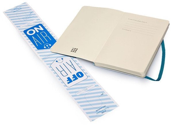 Блокнот Moleskine CLASSIC SOFT, нелинованный, бирюзовый