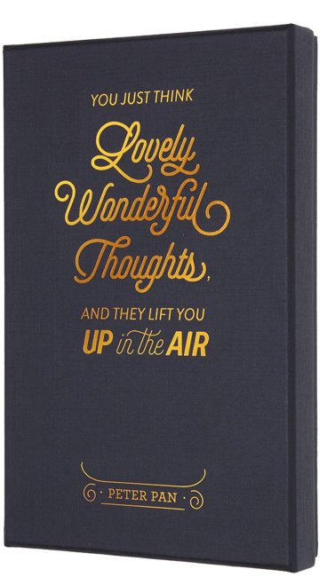 Блокнот Moleskine PETER PAN LARGE Limited Edition, линейка, коллекционный, синий