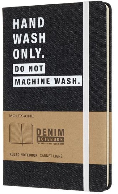 Блокнот Moleskine Limited Edition DENIM Large, линейка, Hand wash only