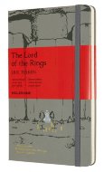 Блокнот Moleskine Limited Edition Lord of the Rings Large, линейка, серый Moria