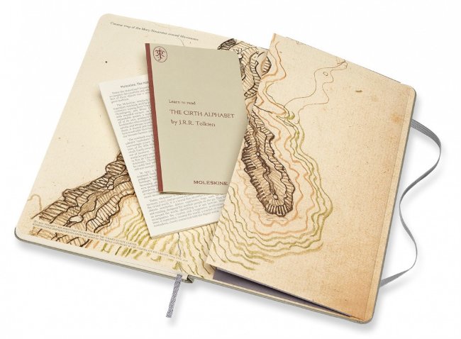 Блокнот Moleskine Limited Edition Lord of the Rings Large, линейка, серый Moria Блокнот Moleskine Limited Edition Lord of the Rings Large, линейка, серый Moria