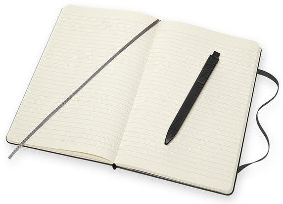 Набор Moleskine блокнот и ручка Go Pen Classic линейка, черный