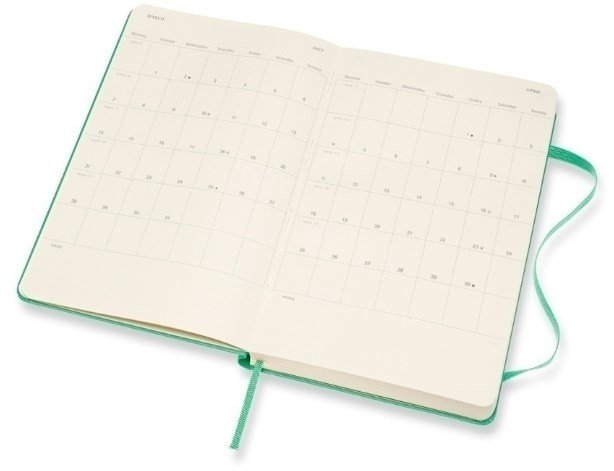 Ежедневник Moleskine CLASSIC Pocket 90x140мм 400стр. мятный Ежедневник Moleskine CLASSIC Pocket 90x140мм 400стр. мятный