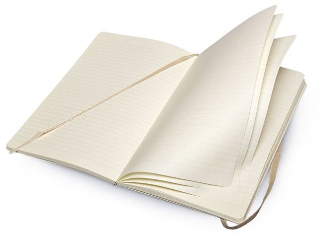 Блокнот Moleskine CLASSIC SOFT, линейка, бежевый