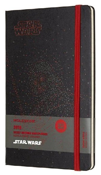 Еженедельник Moleskine STAR WARS WKNT LE, черный Darth Vader
