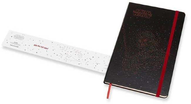 Еженедельник Moleskine STAR WARS WKNT LE, черный Darth Vader