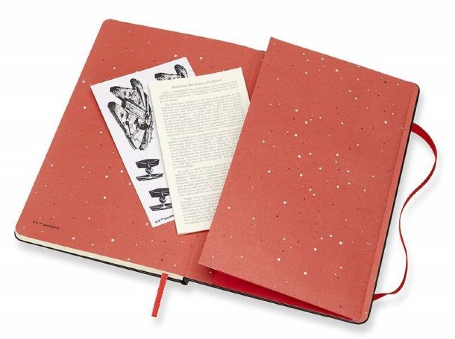 Еженедельник Moleskine STAR WARS WKNT LE, черный Darth Vader