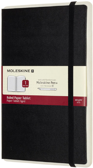 Блокнот Moleskine PAPER TABLET Large, линейка, черный Блокнот Moleskine PAPER TABLET Large, линейка, черный