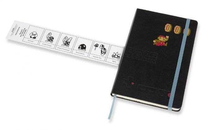 Блокнот Moleskine Limited Edition Super Mario Large, Mario in Motion, линейка
