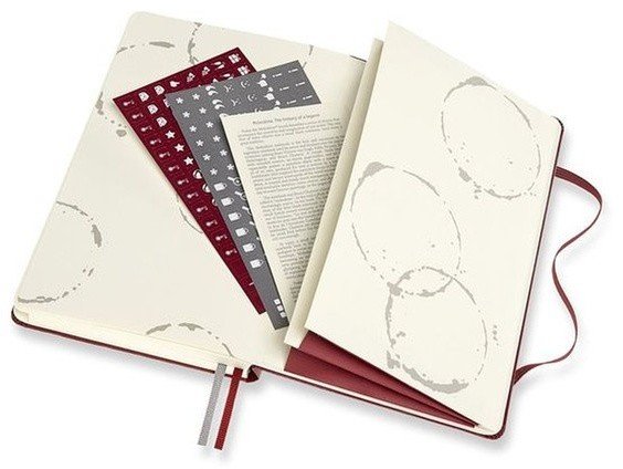 Блокнот Moleskine PASSION Recipe, винный, подарочная коробка Блокнот Moleskine PASSION Recipe, винный, подарочная коробка