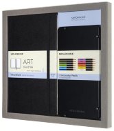 Набор Moleskine Art Collection Sketching блокнот для рисования и акварельные карандаши Large нелинованый