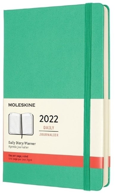 Ежедневник Moleskine CLASSIC SOFT Large 130х210мм 400стр. мягкая обложка мятный Ежедневник Moleskine CLASSIC SOFT Large 130х210мм 400стр. мягкая обложка мятный
