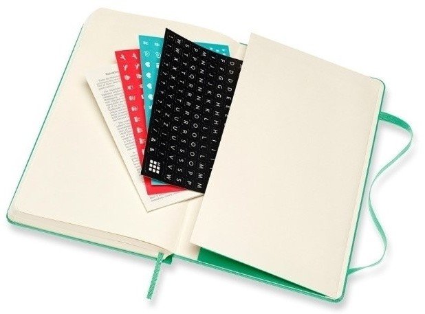 Ежедневник Moleskine CLASSIC SOFT Large 130х210мм 400стр. мягкая обложка мятный Ежедневник Moleskine CLASSIC SOFT Large 130х210мм 400стр. мягкая обложка мятный