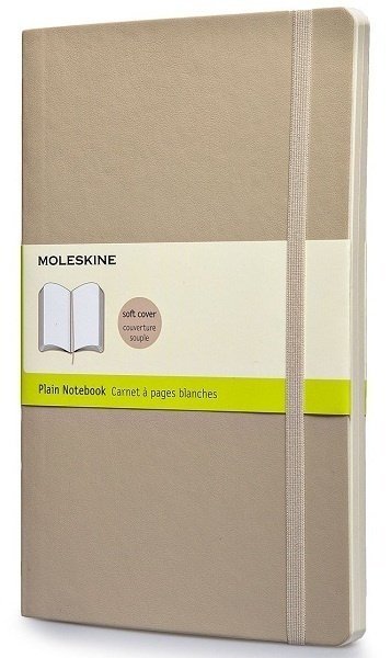 Блокнот Moleskine CLASSIC SOFT, нелинованный, бежевый