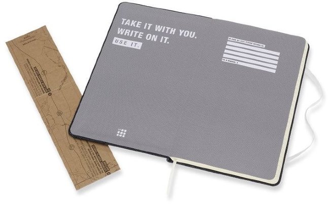 Блокнот Moleskine Limited Edition DENIM Large, линейка, Skinny