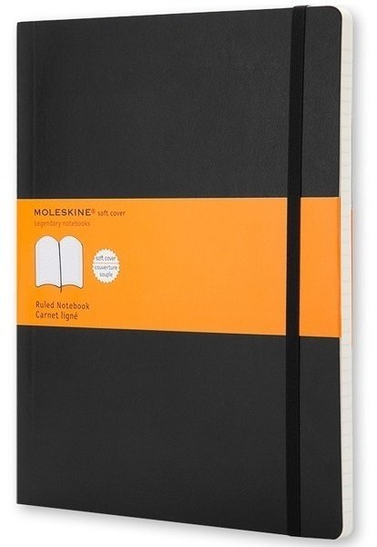 Блокнот Moleskine CLASSIC SOFT, линейка, черный Блокнот Moleskine CLASSIC SOFT, линейка, черный