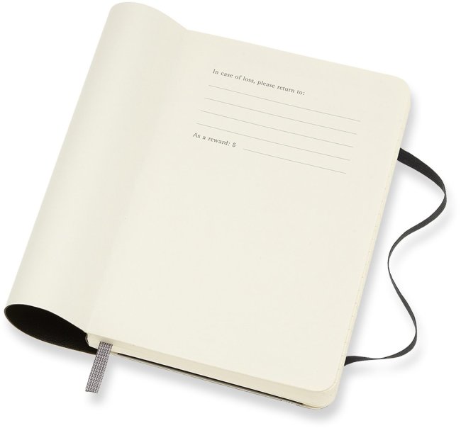 Еженедельник Moleskine ACADEMIC WKNT PKS, датированный на 18 месяцев, черный