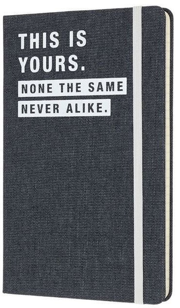 Блокнот Moleskine Limited Edition DENIM Large, линейка, This Yors