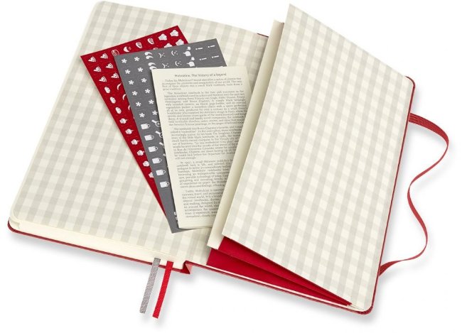 Блокнот Moleskine PASSION Recipe Large, красный, подарочная коробка Блокнот Moleskine PASSION Recipe Large, красный, подарочная коробка