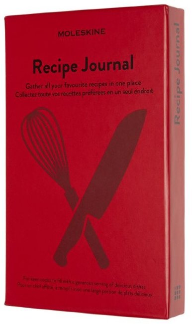 Блокнот Moleskine PASSION Recipe Large, красный, подарочная коробка Блокнот Moleskine PASSION Recipe Large, красный, подарочная коробка