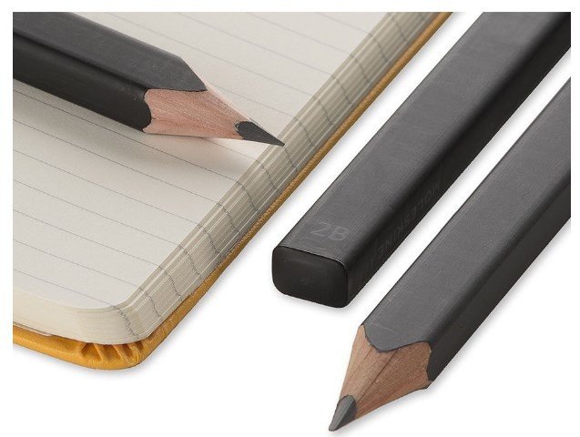 Набор карандашей чернографитовых Moleskine Drawing HB/2B корпус черный блистер Набор карандашей чернографитовых Moleskine Drawing HB/2B корпус черный блистер