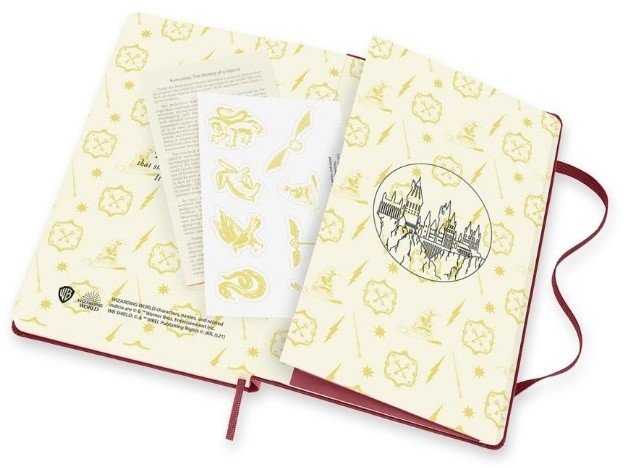 Ежедневник Moleskine LE HARRY POTTER Large 130х210мм 400стр. бордовый Ежедневник Moleskine LE HARRY POTTER Large 130х210мм 400стр. бордовый