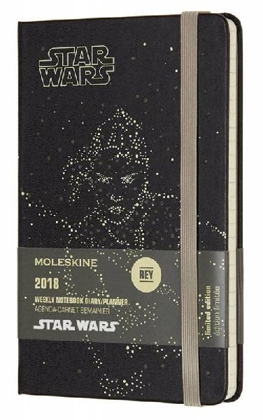 Еженедельник Moleskine STAR WARS WKNT POCKET LE, черный Rey