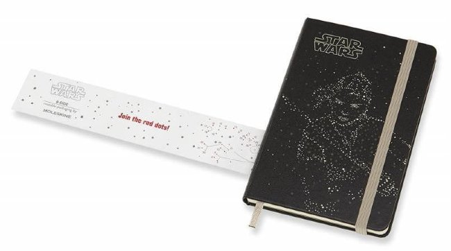 Еженедельник Moleskine STAR WARS WKNT POCKET LE, черный Rey