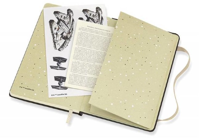 Еженедельник Moleskine STAR WARS WKNT POCKET LE, черный Rey