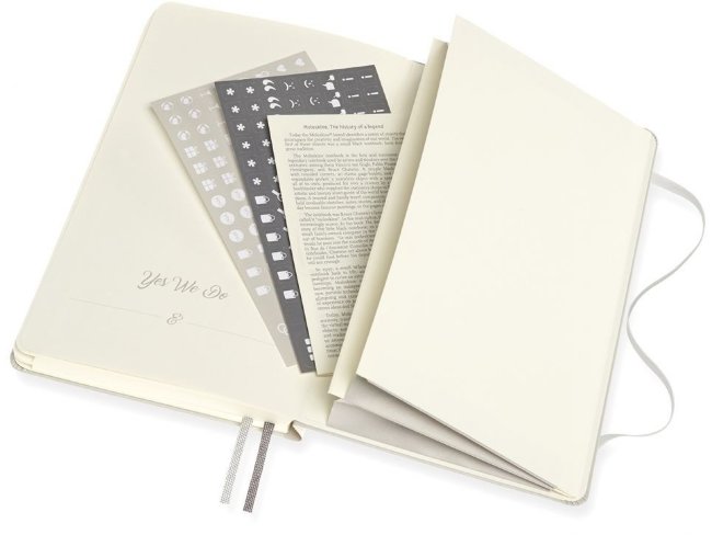 Блокнот Moleskine PASSION Wedding Large, светло серый, подарочная коробка Блокнот Moleskine PASSION Wedding Large, светло серый, подарочная коробка