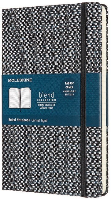 Блокнот Moleskine Limited Edition Blend 19 Large, линейка, черный/белый Блокнот Moleskine Limited Edition Blend 19 Large, линейка, черный/белый
