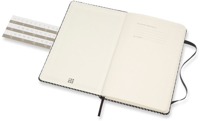 Блокнот Moleskine Limited Edition Blend 19 Large, линейка, черный/белый Блокнот Moleskine Limited Edition Blend 19 Large, линейка, черный/белый
