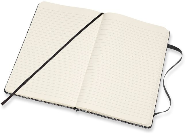Блокнот Moleskine Limited Edition Blend 19 Large, линейка, черный/белый Блокнот Moleskine Limited Edition Blend 19 Large, линейка, черный/белый