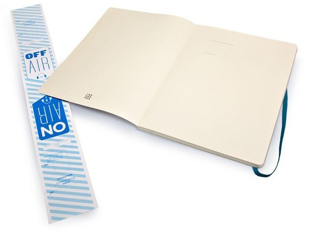 Блокнот Moleskine CLASSIC SOFT, линейка, бирюзовый