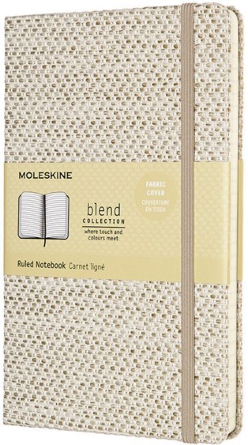 Блокнот Moleskine Limited Edition Blend 19 Large, линейка, бежевый/белый