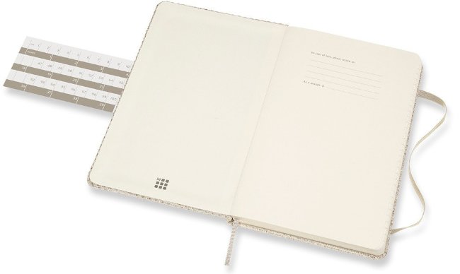 Блокнот Moleskine Limited Edition Blend 19 Large, линейка, бежевый/белый