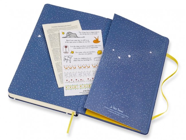 Еженедельник Moleskine LE PETIT PRINCE WKNT LG, A5, синий Еженедельник Moleskine LE PETIT PRINCE WKNT LG, A5, синий