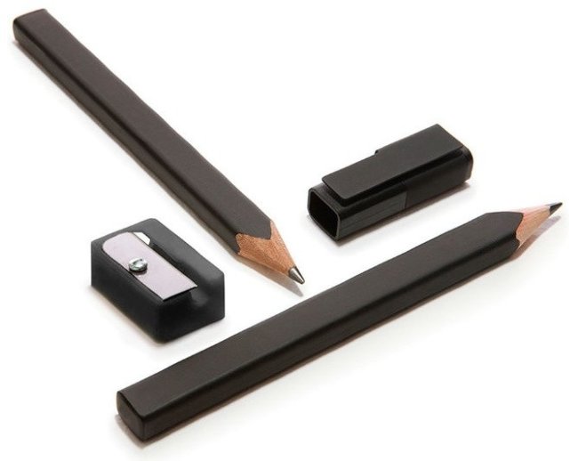 Набор карандашей чернографитовых Moleskine DRAWING SET 2B корпус черный