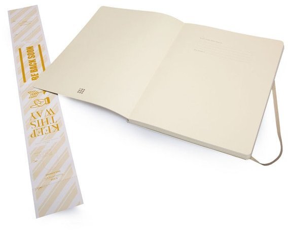 Блокнот Moleskine CLASSIC SOFT, линейка, бежевый