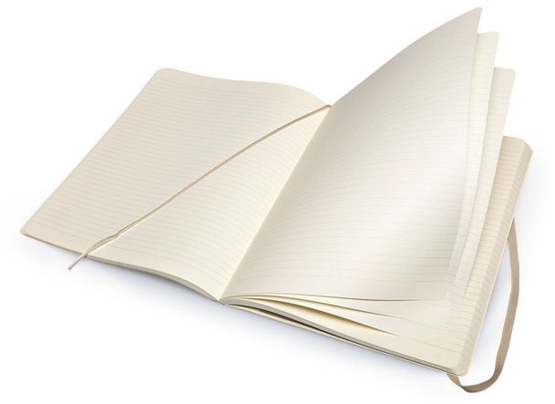 Блокнот Moleskine CLASSIC SOFT, линейка, бежевый