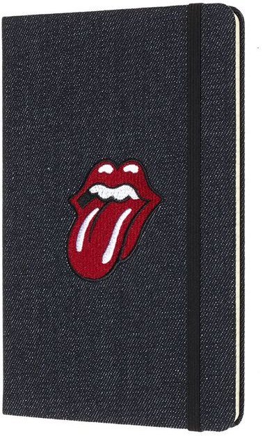 Блокнот Moleskine Limited Edition ROLLING STONES Large, линейка, Denim