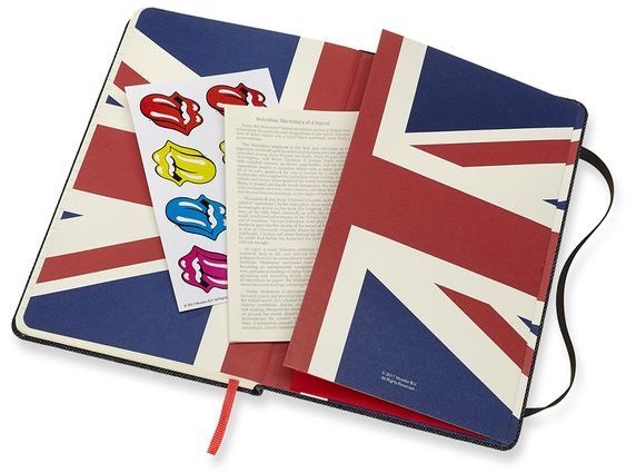Блокнот Moleskine Limited Edition ROLLING STONES Large, линейка, Denim